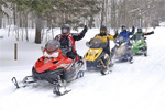 Snowmobiling